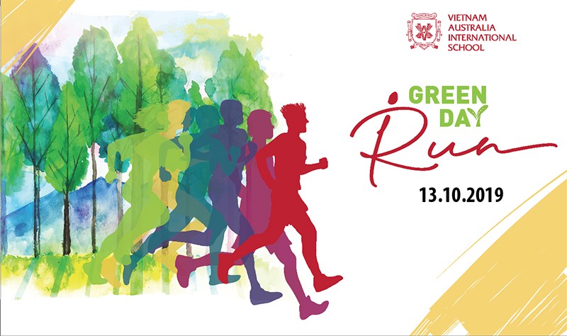 Poster cổ động của chương trình “VAS Green Day Run”