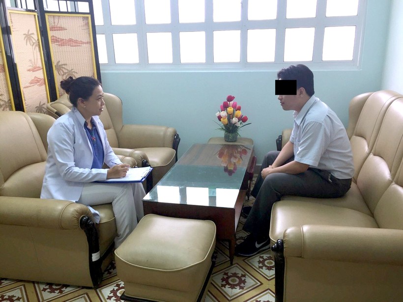 Hoạt động tư vấn tâm lý tại Phòng khám đa khoa Trường ĐH Y khoa Phạm Ngọc Thạch.