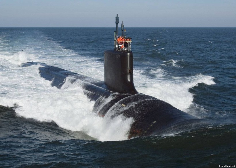 Mỹ hạ thủy 2 tàu ngầm tấn công mới nhất có khả năng mang theo 12 tên lửa Tomahawk