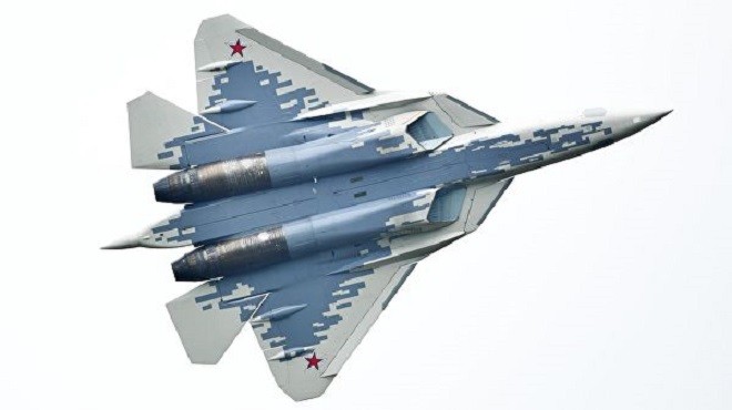 Máy bay chiến đấu Su-57 của Nga.