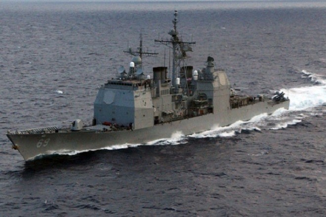 Tàu NATO tập trận trên biển Baltic.