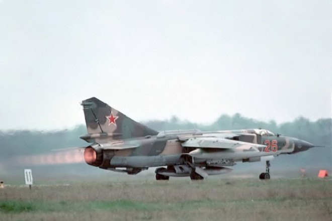 Máy bay chiến đấu MiG-23 của Libya.