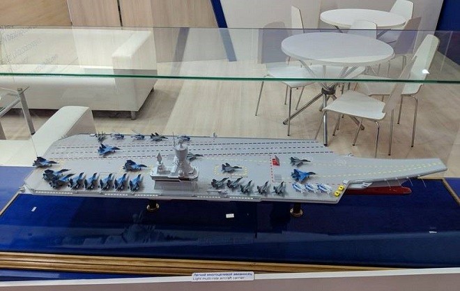Mô hình tàu sân bay phi hạt nhân của Nga
