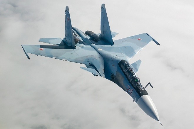 Tiêm kích đa năng Su-30SM của Nga.