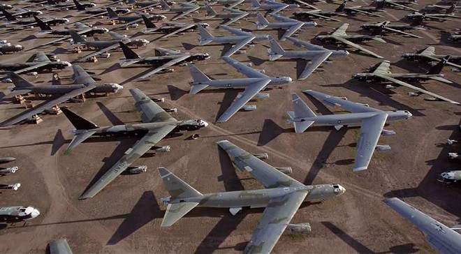 Căn cứ quân sự Davis-Monten, còn được gọi là  "Nghĩa trang máy bay", nằm  ở bang Arizona của Mỹ.