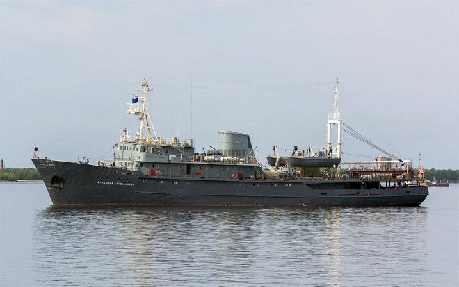 Tàu khử từ "trẻ nhất" trong Hải quân Nga, thuộc dự án 1799 SR-72 "Vladimir Kotelnikov".
