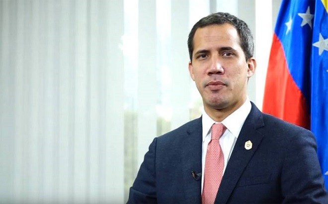 Người đứng đầu Quốc hội Venezuela Juan Guaido.    