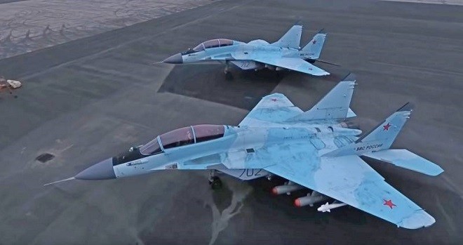 Máy bay chiến đấu MiG 35 của Nga.