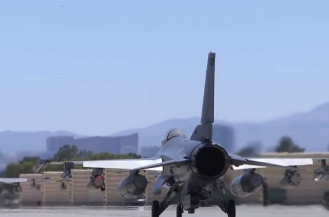 Chiến đấu cơ F-16 của Không quân Mỹ.
