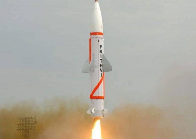 Tên lửa Prithvi-II của Ấn Độ.