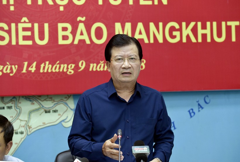 Phó Thủ tướng Trịnh Đình Dũng phát biểu chỉ đạo cuộc họp. Ảnh: VGP