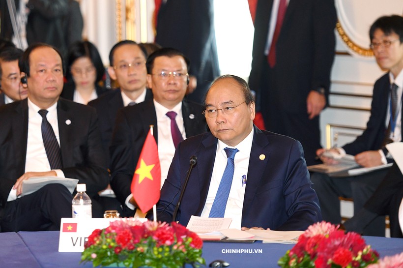 Các đề xuất của Thủ tướng Nguyễn Xuân Phúc tại Hội nghị Cấp cao hợp tác Mekong-Nhật Bản được hội nghị đánh giá cao và phản ánh trong các văn kiện của hội nghị. Ảnh: VGP/Quang Hiếu