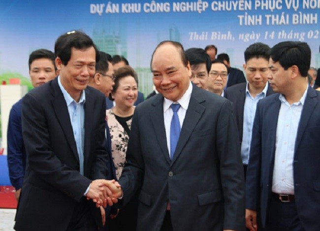 Thủ tướng Nguyễn Xuân Phúc dự lễ khởi công các dự án lớn tại Thái Bình 