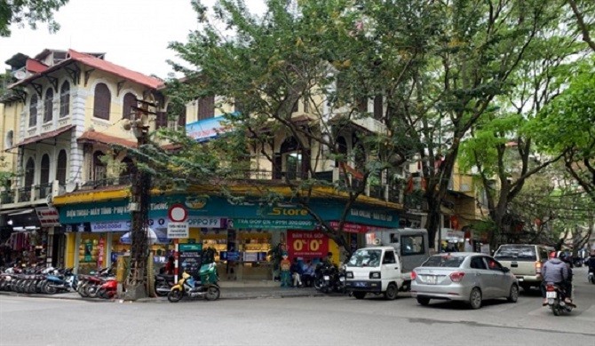 Trụ sở Công ty Cổ phần Truyền thông Nghe nhìn Hà Nội tại 26 Hàng Dầu, Hoàn Kiếm, Hà Nội.