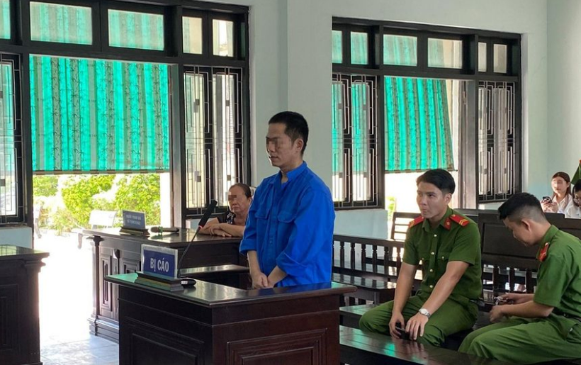 Bị cáo Phạm Hồng Tân tại phiên tòa.