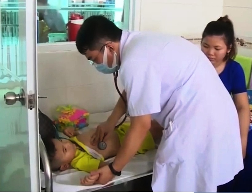 Bệnh nhân sốt xuất huyết gia tăng tại Bệnh viện Nhi đồng Cần Thơ.	Ảnh: Bệnh viện cung cấp