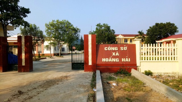 Trụ sở UBND xã Hoằng Hải – nơi chậm giải quyết chế độ mai táng phí cho gia đình bà Nguyễn Thị Kỷ
