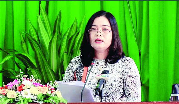 Bà Trần Hồng Thắm - Giám đốc Sở GD&ĐT TP Cần Thơ