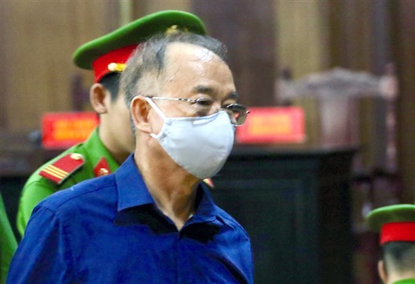 Bị cáo Nguyễn Thành Tài tại phiên tòa ngày 18/9. Ảnh: CTV