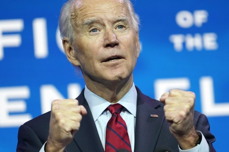 Ông Joe Biden phát biểu tại Wilmington, Delaware ngày 8/12.