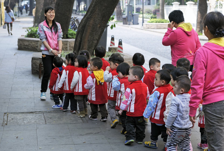 Trung Quốc thiếu giáo viên mầm non đạt tiêu chuẩn.