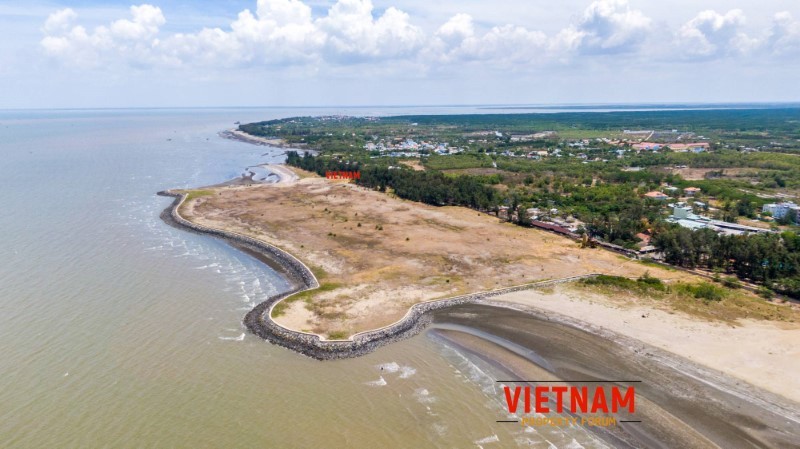 Toàn cảnh Khu đô thị lấn biển Cần Giờ nhìn từ trên cao. Ảnh: Minh Tú - Vietnam Property Forum