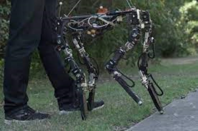 Robot có thể thay đổi độ dài chân tuỳ vào địa hình.