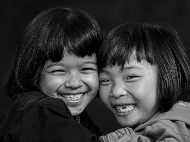Nụ cười được Trần Thế Phong chụp tại Huế.