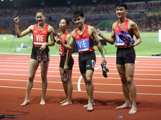 Thể thao Việt Nam hy vọng đội tiếp sức hỗn hợp của điền kinh sẽ làm nên lịch sử ở vòng loại Olympic.