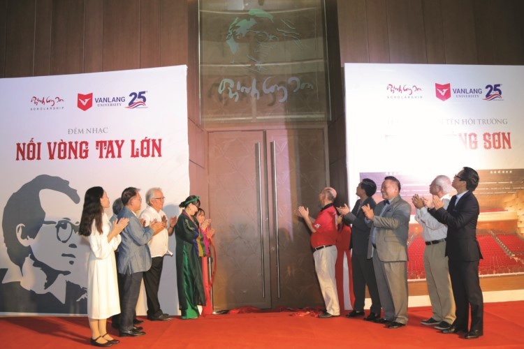 Trường ĐH Văn Lang khánh thành Hội trường mang tên Trịnh Công Sơn.