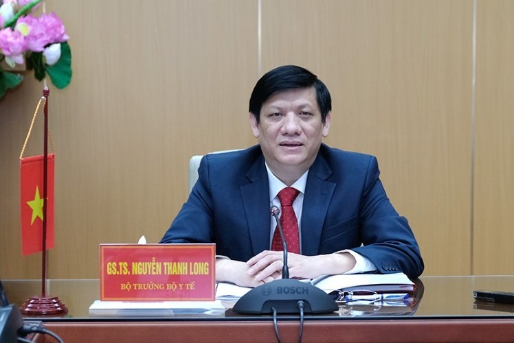 Bộ trưởng Nguyễn Thanh Long kêu gọi người dân không chủ quan. Ảnh: Bộ Y tế cung cấp