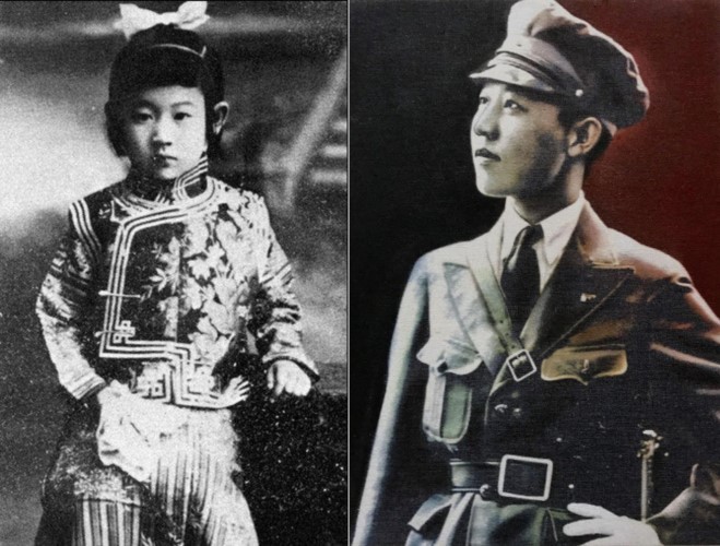 Yoshiko Kawashima, công chúa nhà Thanh (trái) và gián điệp của quân đội Nhật.