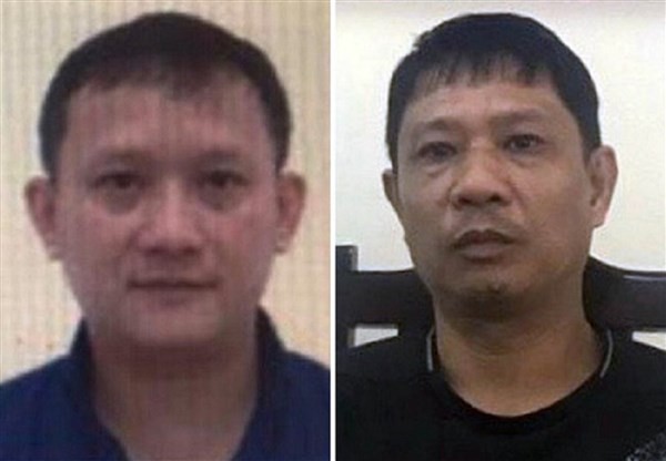 Bị can Bùi Quang Huy và anh trai ruột là bị cáo Bùi Quốc Việt.