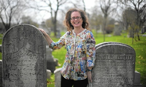 Kate Warne được chôn cất tại nghĩa trang Graceland, nơi an táng của nhiều đồng nghiệp khác tại tổ chức Pinkerton. Ảnh: Chicago Tribune.
