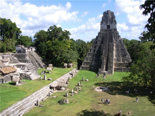 Di tích thành phố cổ Tikal, nơi phát hiện khu dân cư người Teotihuacan.