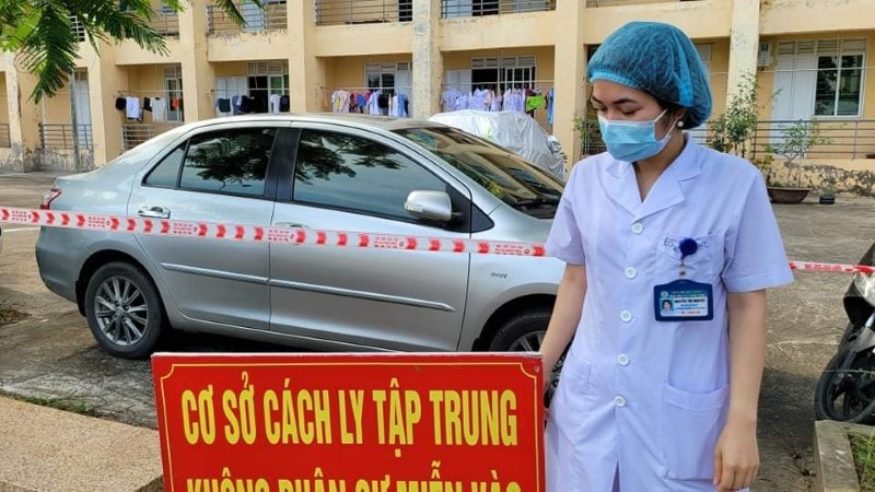Cơ sở cách ly tập trung tại Thuận Thành (Bắc Ninh). 	Ảnh: Bộ Y tế cung cấp.