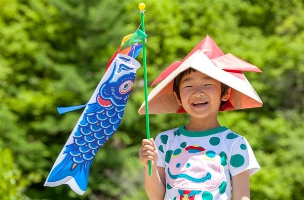 Cờ cá của trẻ em Nhật Bản.