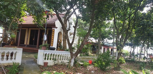 Không gian khu thờ tự, đất đai mà ông Trịnh Văn Váng để lại