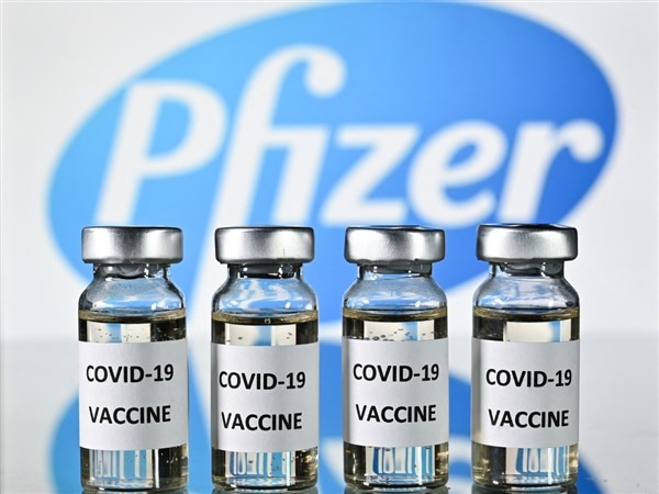 Pfizer có hiệu quả 91% trong việc ngừa Covid-19.
