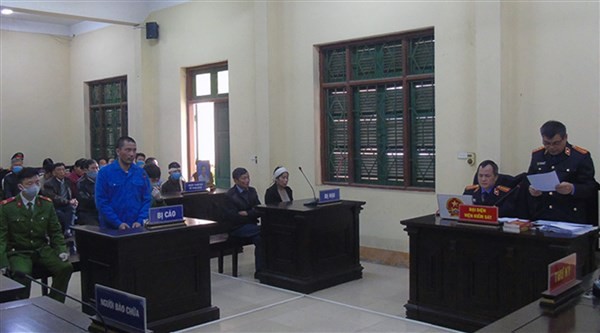Bị cáo Nguyễn Tiến Giảng bị tuyên phạt tử hình.
