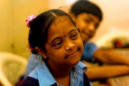 Cô Pandey hy vọng học sinh khuyết tật được đến trường.