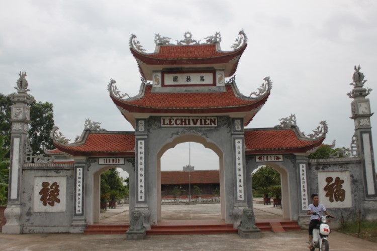 Đền thờ Lệ Chi Viên ở Bắc Ninh.