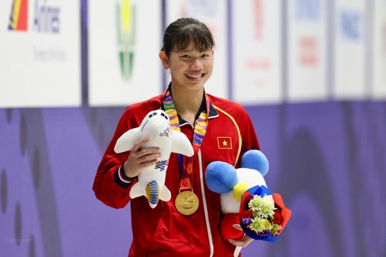 Ánh Viên đã giành 25 Huy chương Vàng SEA Games.