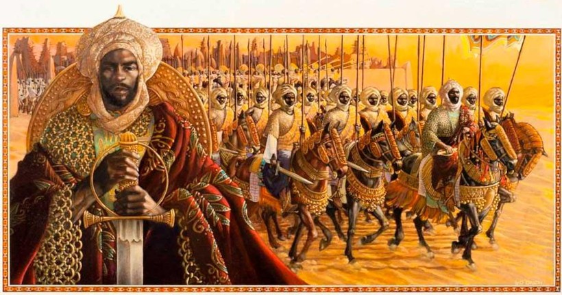 Nhà vua giàu nhất châu Phi - Mansa Musa. Ảnh: Internet