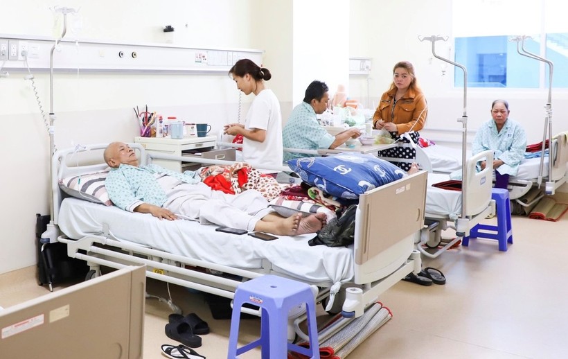 Bệnh nhân được điều trị tại Bệnh viện Ung bướu TPHCM (cơ sở 2).