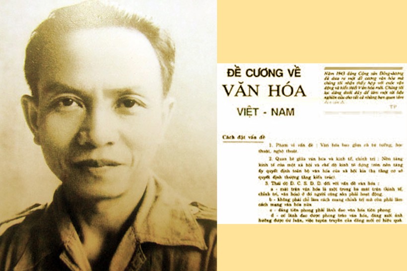 Bản 'Đề cương Văn hóa Việt Nam' do Tổng Bí thư Trường Chinh soạn thảo năm 1943.