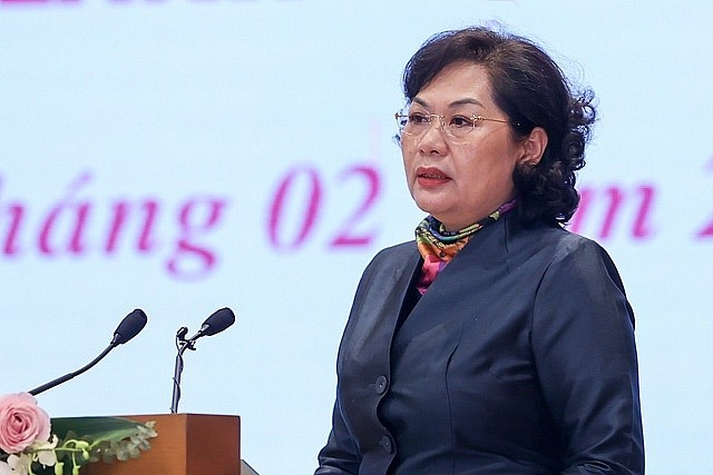 Thống đốc Ngân hàng Nhà nước Nguyễn Thị Hồng chia sẻ giải pháp phát triển nhà ở xã hội.