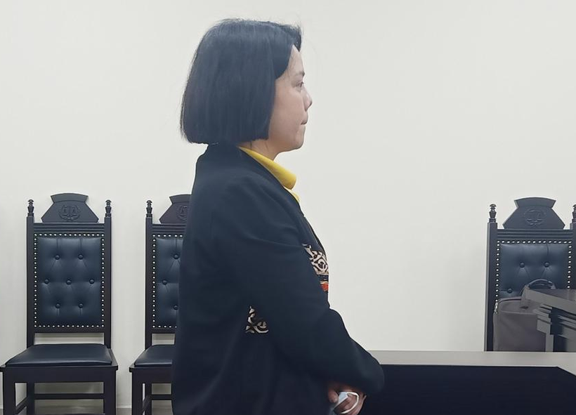 Tô Thanh Dung tại phiên tòa xét xử.