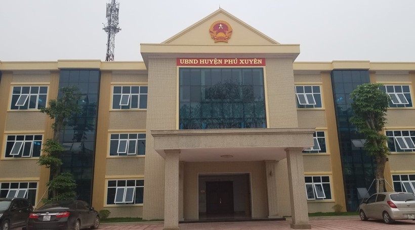 Trụ sở UBND huyện Phú Xuyên.