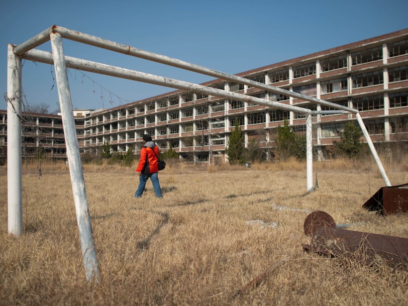 Trường nữ sinh Chung-Il, Hàn Quốc, bị bỏ hoang sau khi dừng hoạt động.